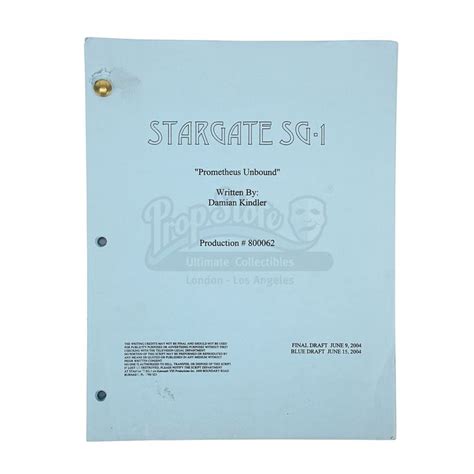 stargate sg 1 scripts.